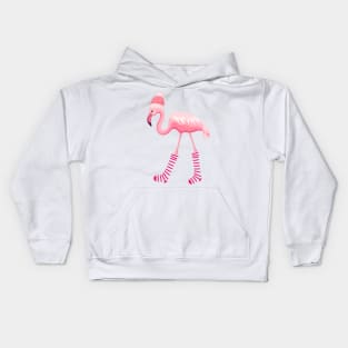 Funny Flamingo Winter Fashion Kids Hoodie